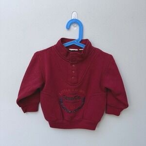 Vintage 90s Little Arizona Jeans Co. Collared Sweatshirt 18 month Toddler